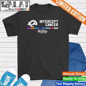 Los Angeles Rams NFL Crucial Catch Intercept Cancer shirt - Dalatshirt