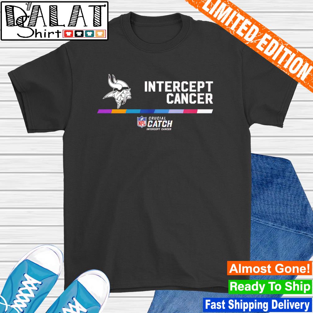 Minnesota Vikings Crucial Catch Intercept cancer 2023 shirt, hoodie,  sweater, long sleeve and tank top