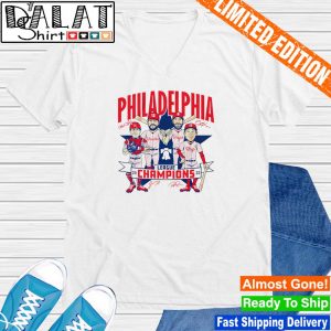 Philadelphia Phillies '22 League Champions Caricature signatures shirt,  hoodie, sweater, long sleeve and tank top