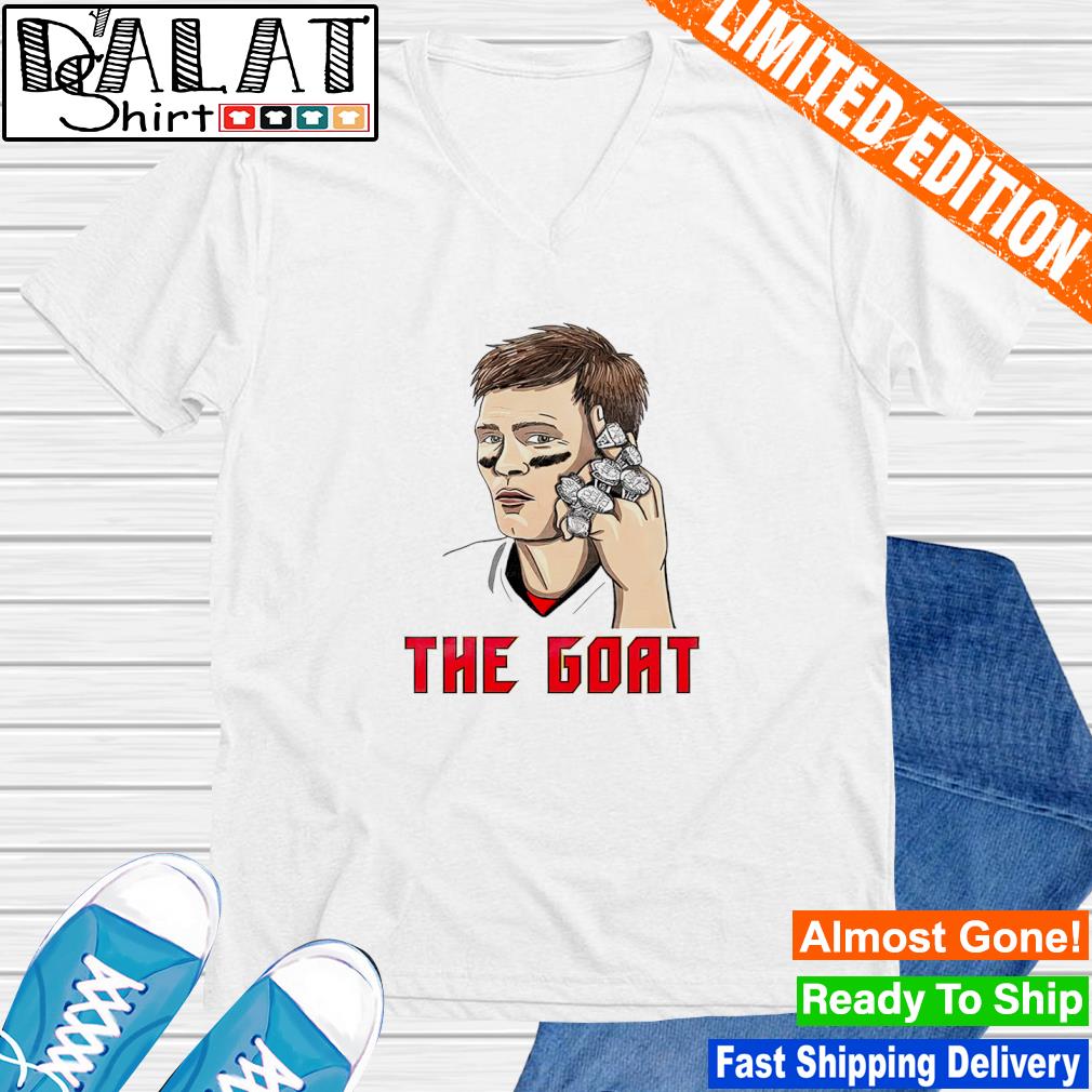 Tom Brady 7 Ring The Goat shirt - Dalatshirt