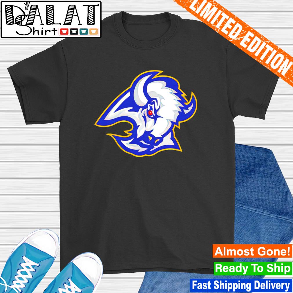 Buffalo Sabres Blue And Gold Goat Head Tee Shirt