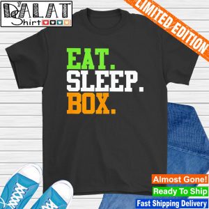 Eat Sleep Box Irish Pride Boxing shirt