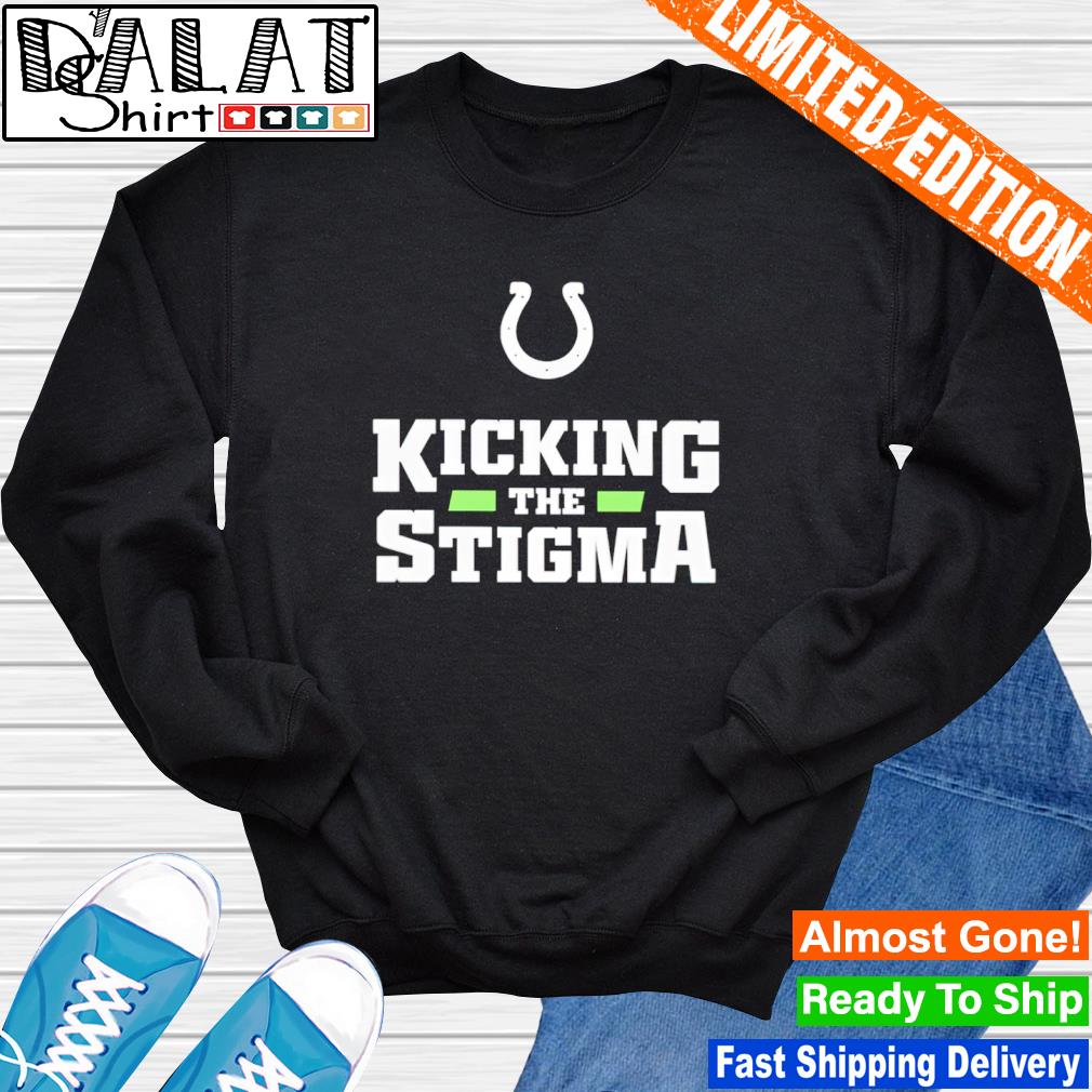 Unisex Homefield Cream Indianapolis Colts Kicking The Stigma T-Shirt