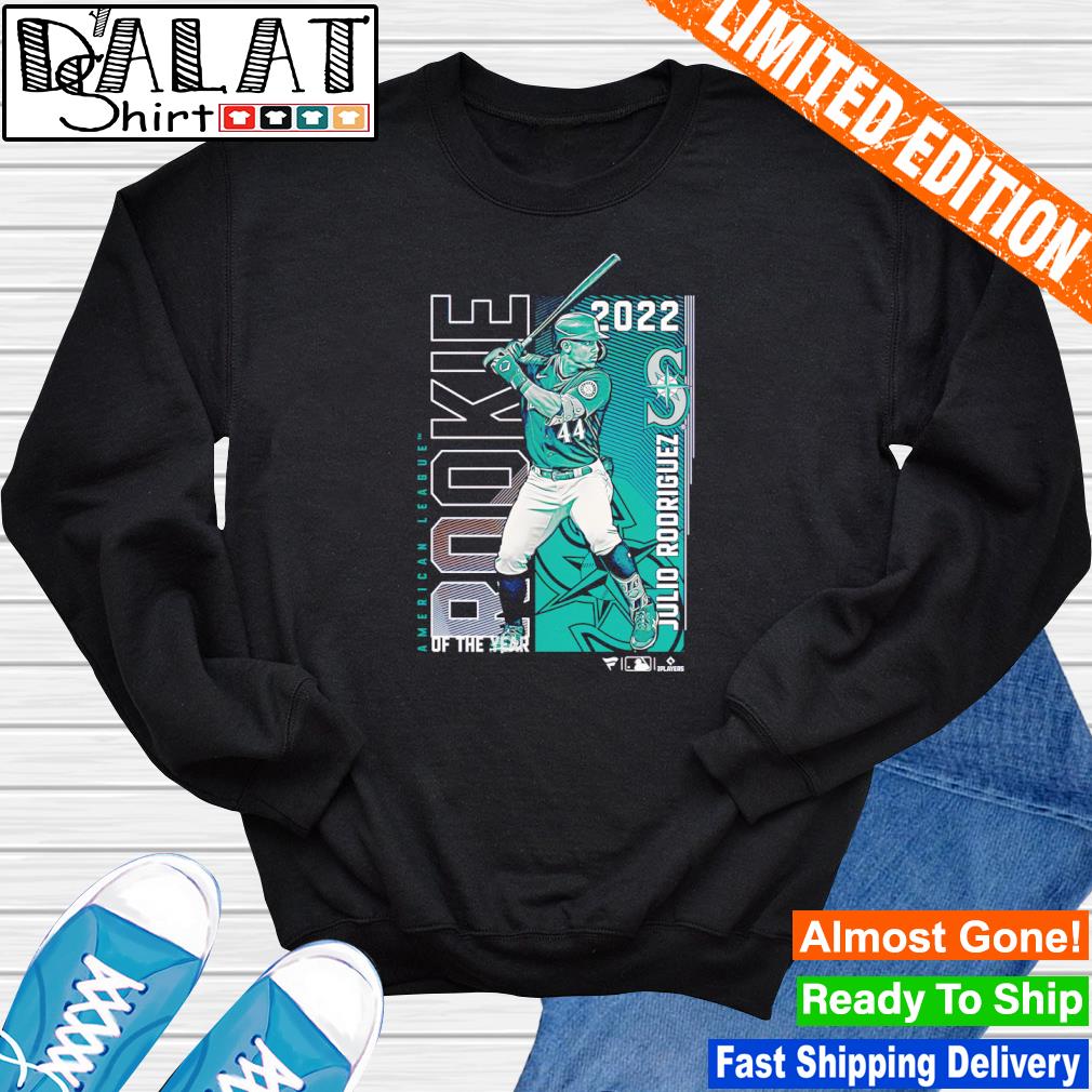 Julio Rodriguez Seattle Mariners 2022 AL Rookie of the Year T-Shirt,  hoodie, sweater, long sleeve and tank top