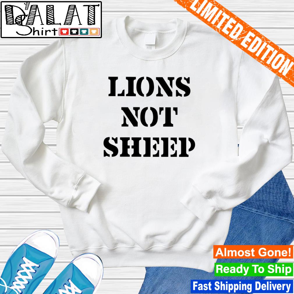 Lion Not Sheep, Lion | T-shirts | Lions Not Sheep Military Shirt