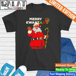 Merry Kwanzaa Santa Black Christmas shirt