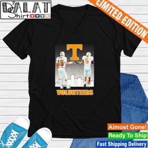 Tennessee Volunteers Skyline Peyton Manning And Hendon Hooker Signatures  shirt, hoodie, sweater, long sleeve and tank top