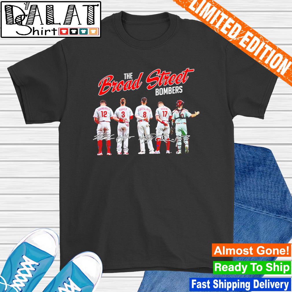 Broad Street Bombers 1 - White - Phillies - T-Shirt