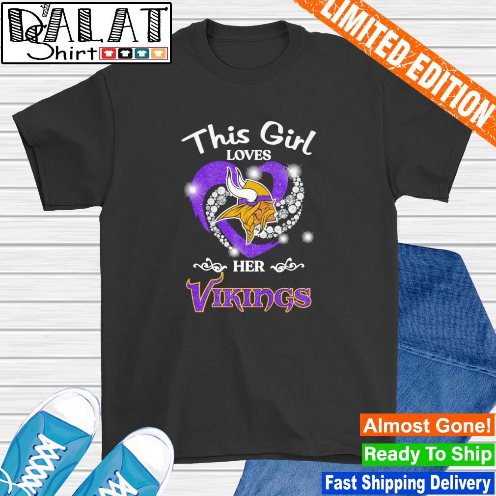 GIRLS VIKINGS GAME DAY TEE