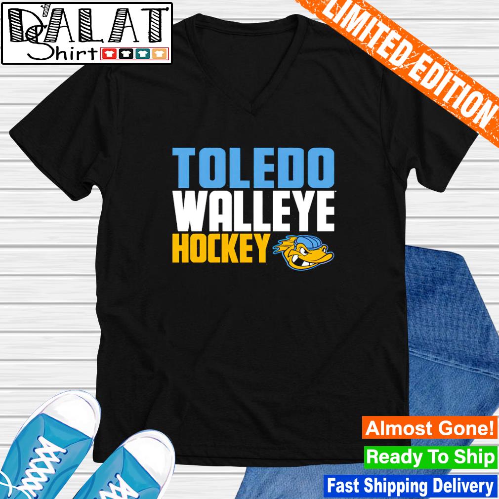 Toledo Walleye Hockey text logo shirt, hoodie, sweater, long sleeve and  tank top