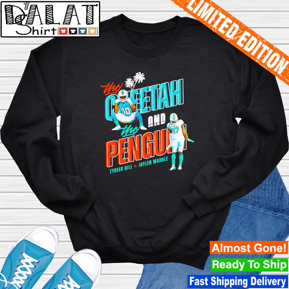 The Cheetah And The Penguin Miami Dolphins Unisex T-shirt - Teeruto