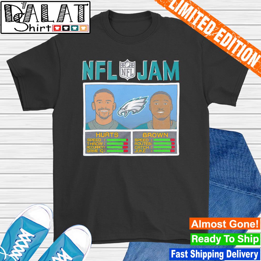 NFL Jam A.J. Brown and Jalen Hurts Philadelphia Eagles shirt