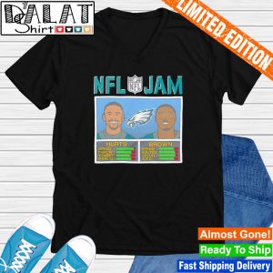 Jalen Hurts & AJ Brown Philadelphia Eagles Homage NFL Jam T