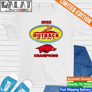 Arkansas Razorbacks 2022 Outback Bowl Champions shirt