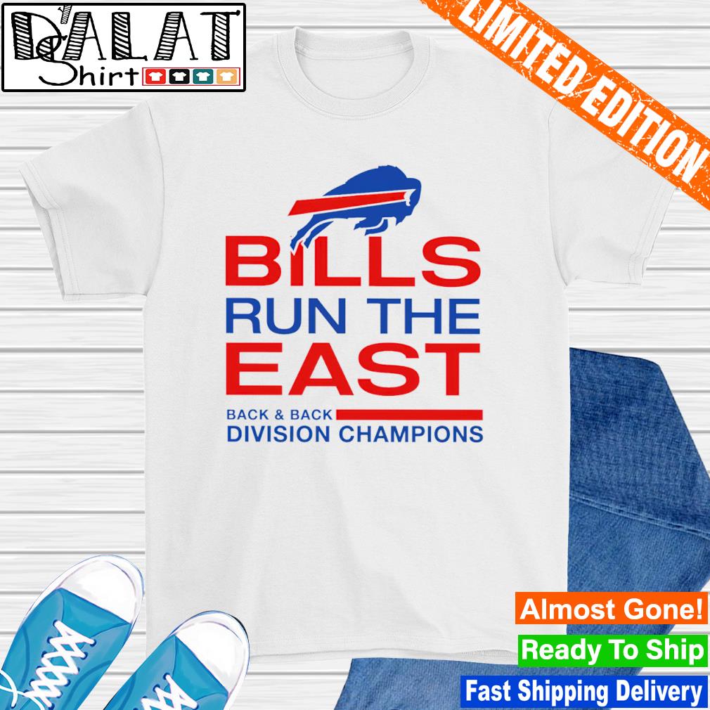 Buffalo Bills run the east back and back division Champions shirt