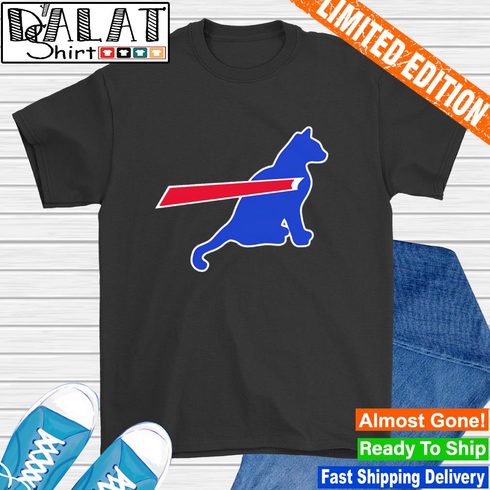 Buffalo Bills Stripe Cat shirt - Dalatshirt