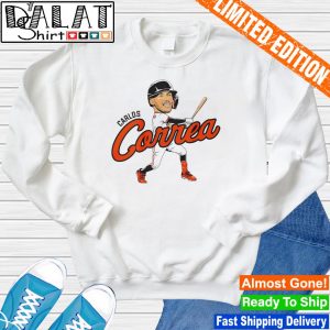 Official Carlos correa caricature T-shirt, hoodie, sweater, long sleeve and  tank top