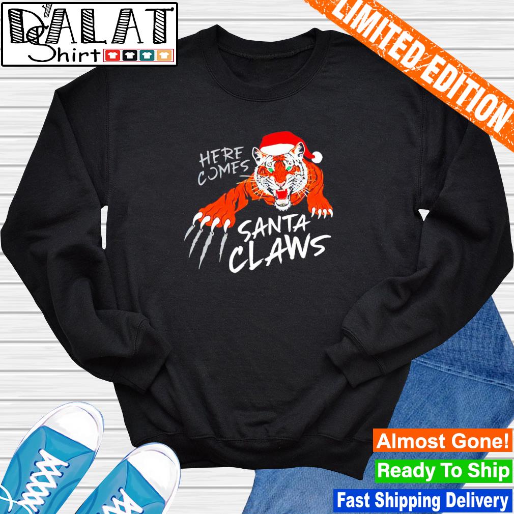 Santa Claws Cincinnati Bengals Here Comes Christmas Shirt, hoodie, sweater,  long sleeve and tank top