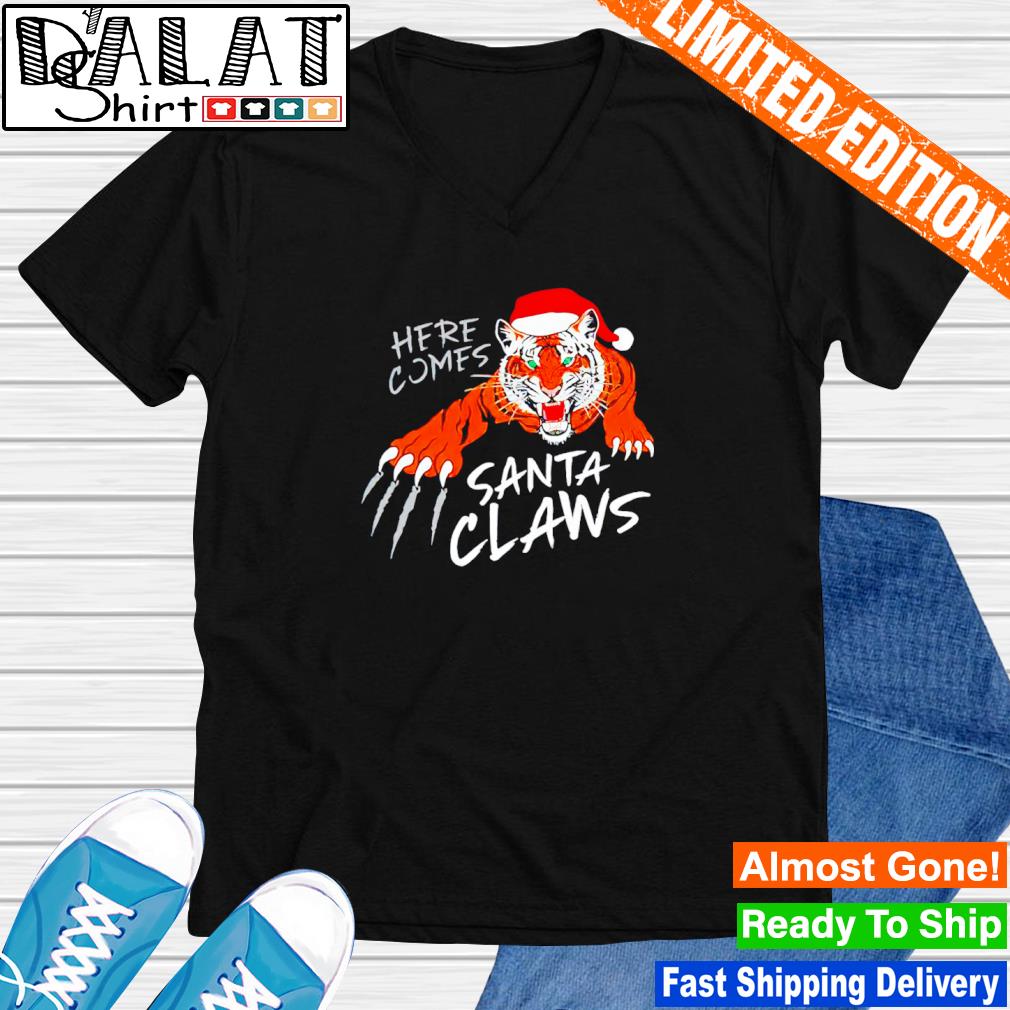 Santa Claws Cincinnati Bengals Here Comes Christmas Shirt, hoodie, sweater,  long sleeve and tank top