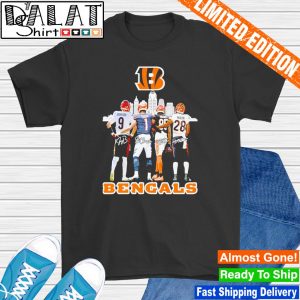 Cincinnati Bengals Football shirt Joe Burrow Jamarr Chase Joe Mixon Who Dey  Cin