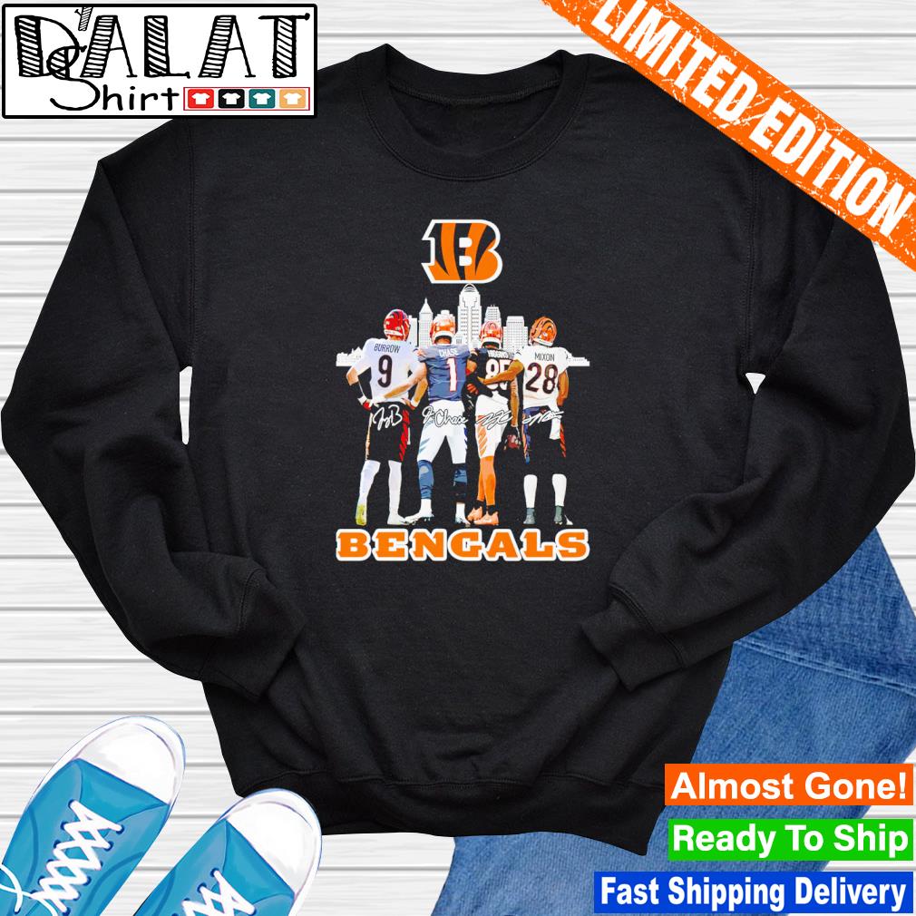 Official the Cincinnati Bengals Who Dey Chase and Burrow Mixon Signatures  Shirt, hoodie, sweater, long sleeve and tank top