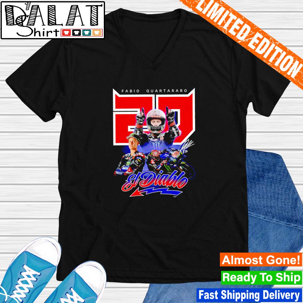 Fabio Quartararo El Diablo signature shirt Dalatshirt