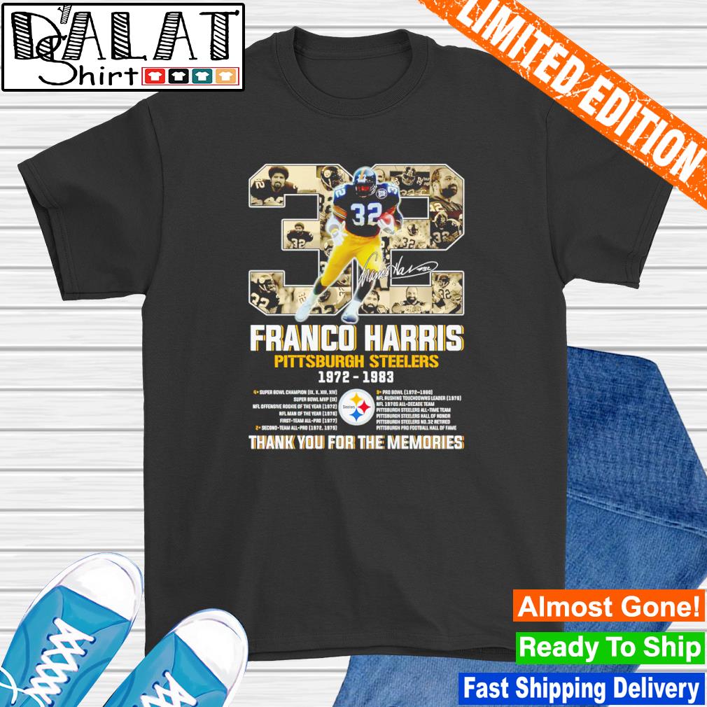 Franco Harris Pittsburgh Steelers 1972-1983 Thank You For The