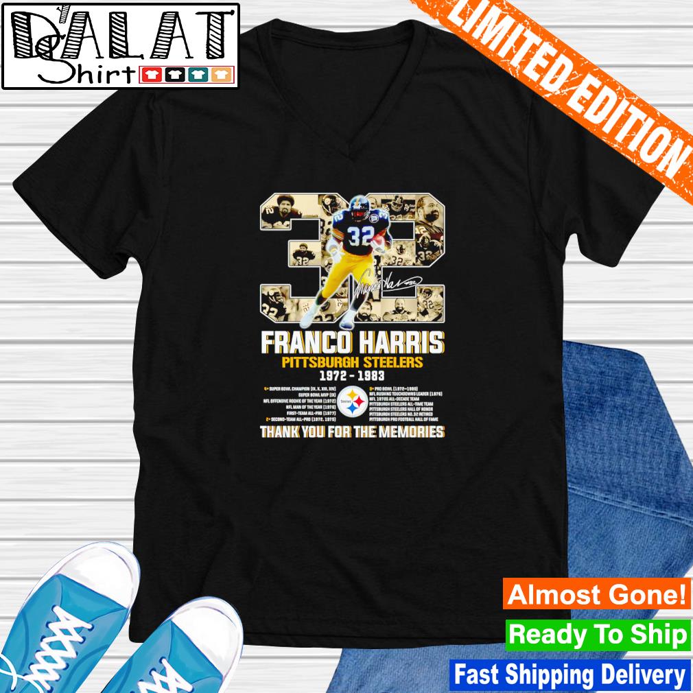 Franco Harris Pittsburgh Steelers 1972 1983 thank you for the