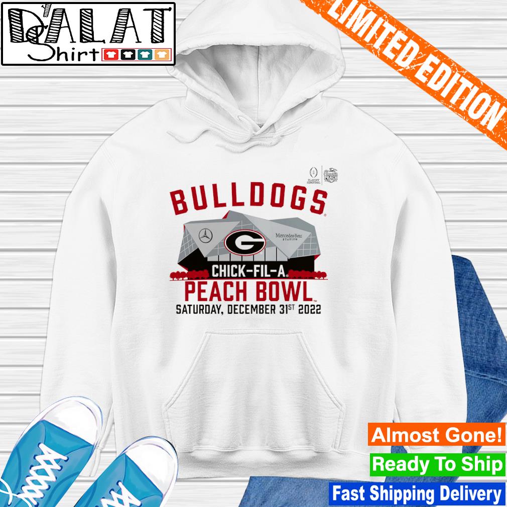 Official Georgia Bulldogs College Football Playoff 2022 Peach Bowl Gameday  Stadium T-Shirt, hoodie, sweater, long sleeve and tank top