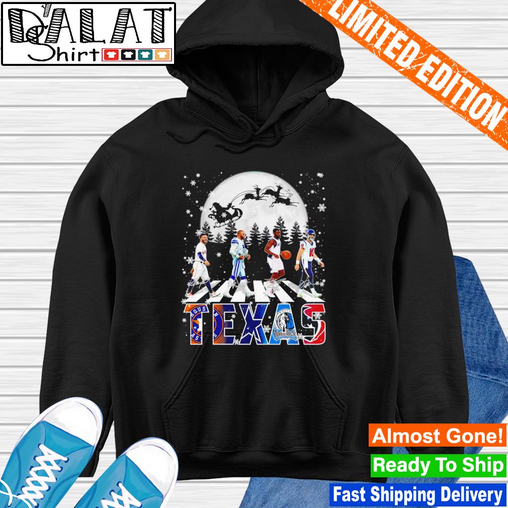 Houston Astros Dallas Mavericks Dallas Cowboys Houston Texas Abbey Road  signatures Christmas shirt, hoodie, sweater, long sleeve and tank top