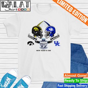 Iowa Hawkeyes vs Kentucky Wildcats 2022 TransPerfect Music City Bowl 2-Team shirt