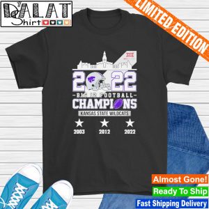 Kansas State Wildcats 2022 Big 12 Football Champions shirt