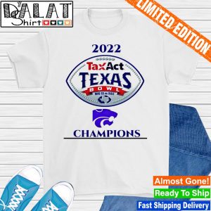 Kansas State Wildcats 2022 Texas Bowl Champions Gear shirt