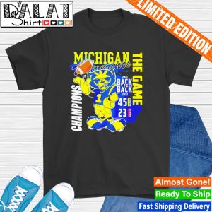 Michigan Wolverines Back to Back The Game Champions shirt