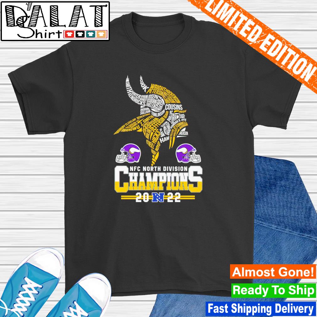 Minnesota Vikings Nike 2022 NFC North Division Champions Locker Room Trophy  Collection T-Shirt, hoodie, sweater, long sleeve and tank top