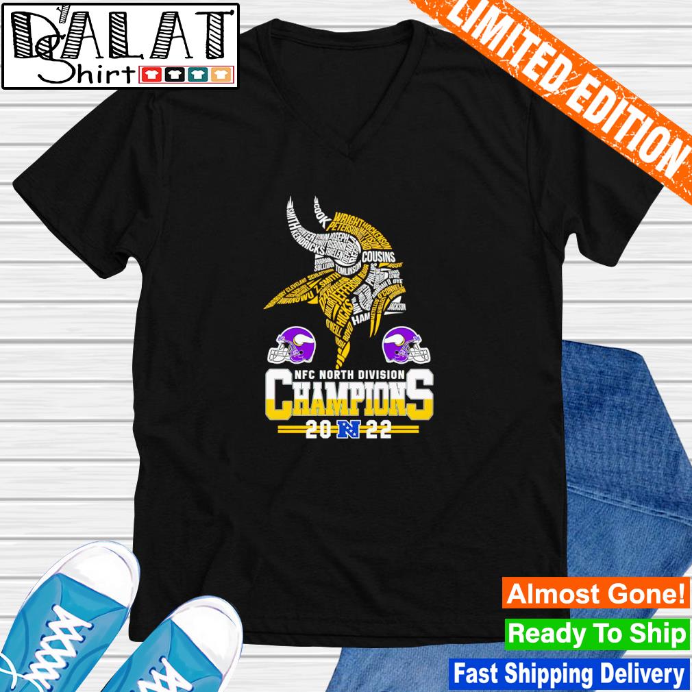 Minnesota Vikings 2022 NFC North division champions shirt, hoodie, sweater  and v-neck t-shirt