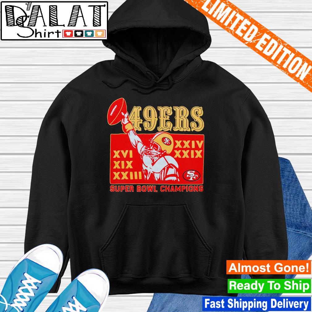 San Francisco 49ers 5 Time Super Bowl Champions shirt