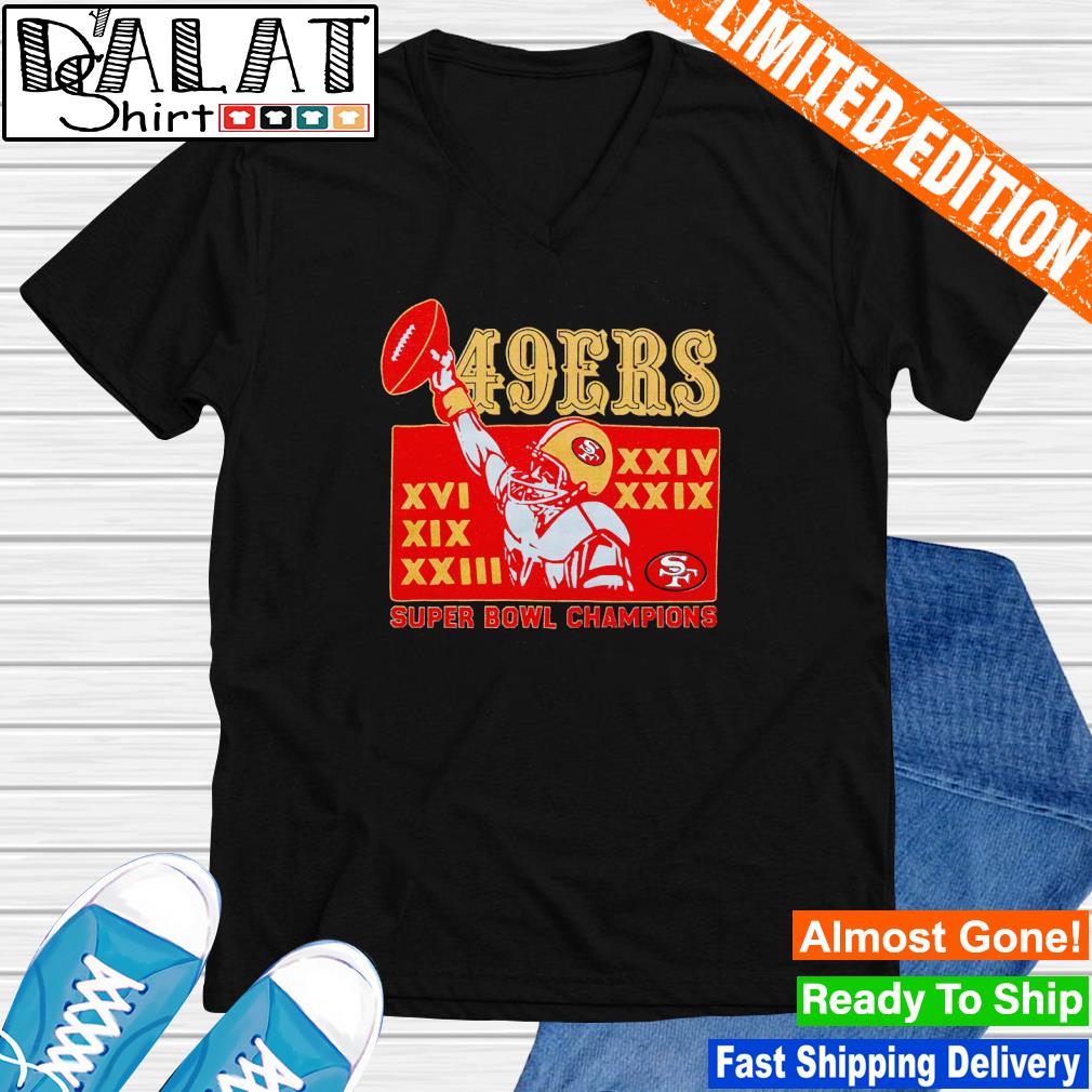 San Francisco 49ers 5X Super Bowl Champion T-Shirt