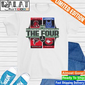 Steubenville Big Red Wyoming Cowboys Jefferson Area Falcons and Glenville Tarblooders 2022 DIV IV Football Semifinals The Four shirt