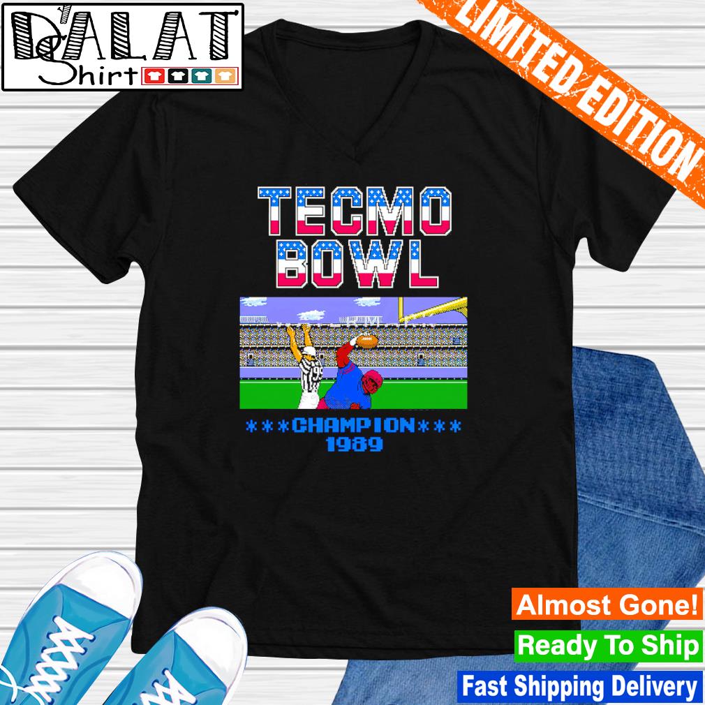 Tecmo Bowl Champion Crew Neck T-shirt 