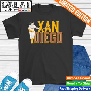 Xander Bogaerts San Diego Padres Vertical Signature Unisex T-Shirt - REVER  LAVIE