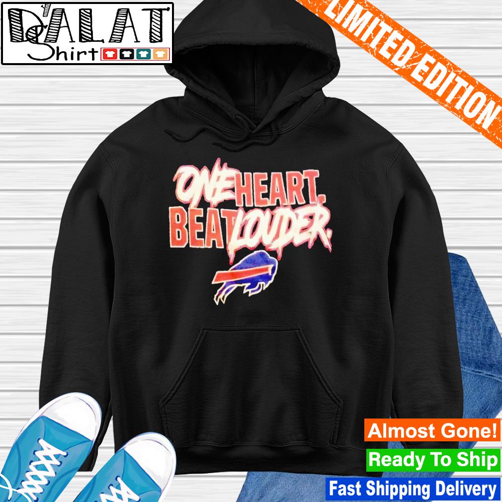 Buy Buffalo Bills One Heart Beat Louder shirt For Free Shipping