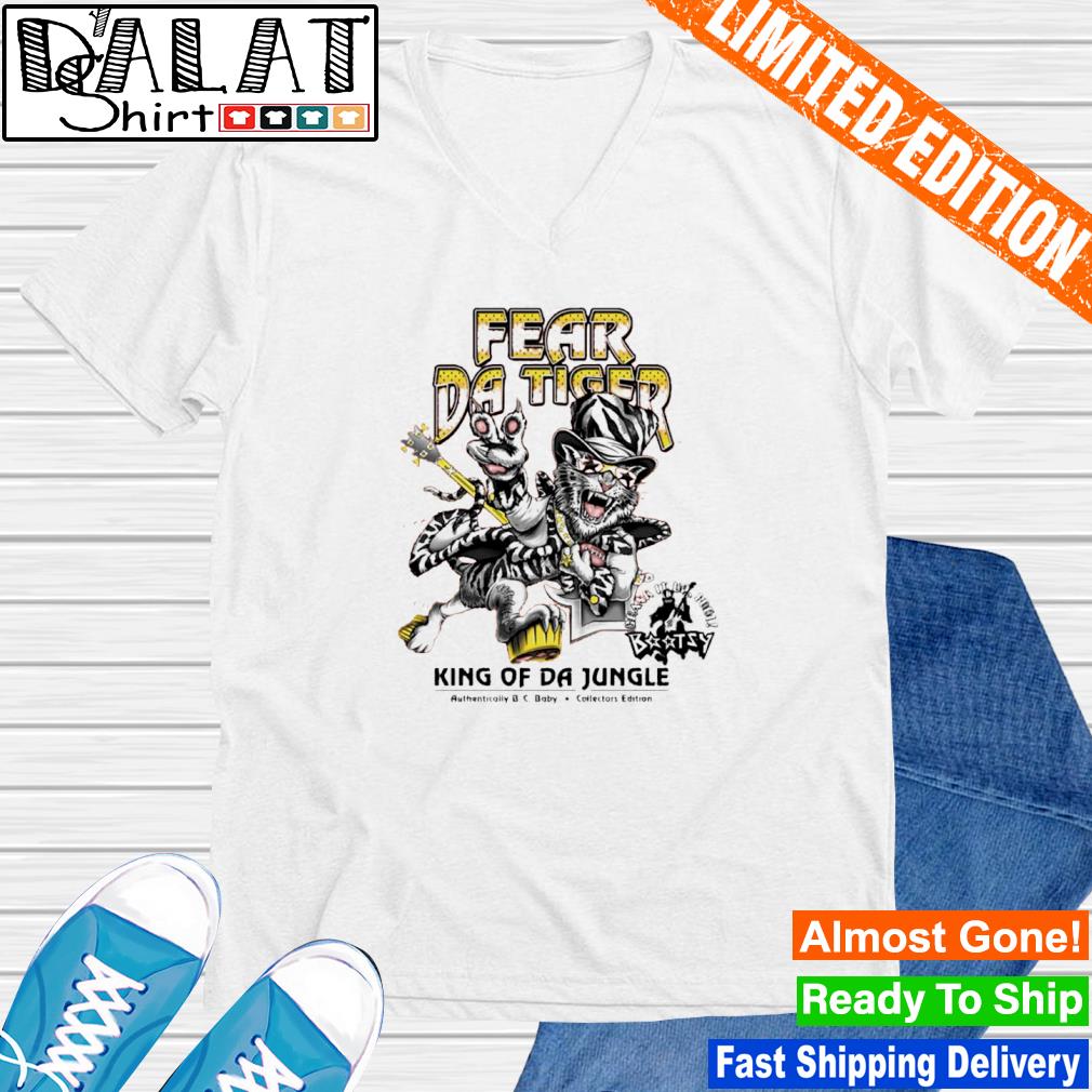 Official bootsy collins fear da tiger king of da jungle T-shirt