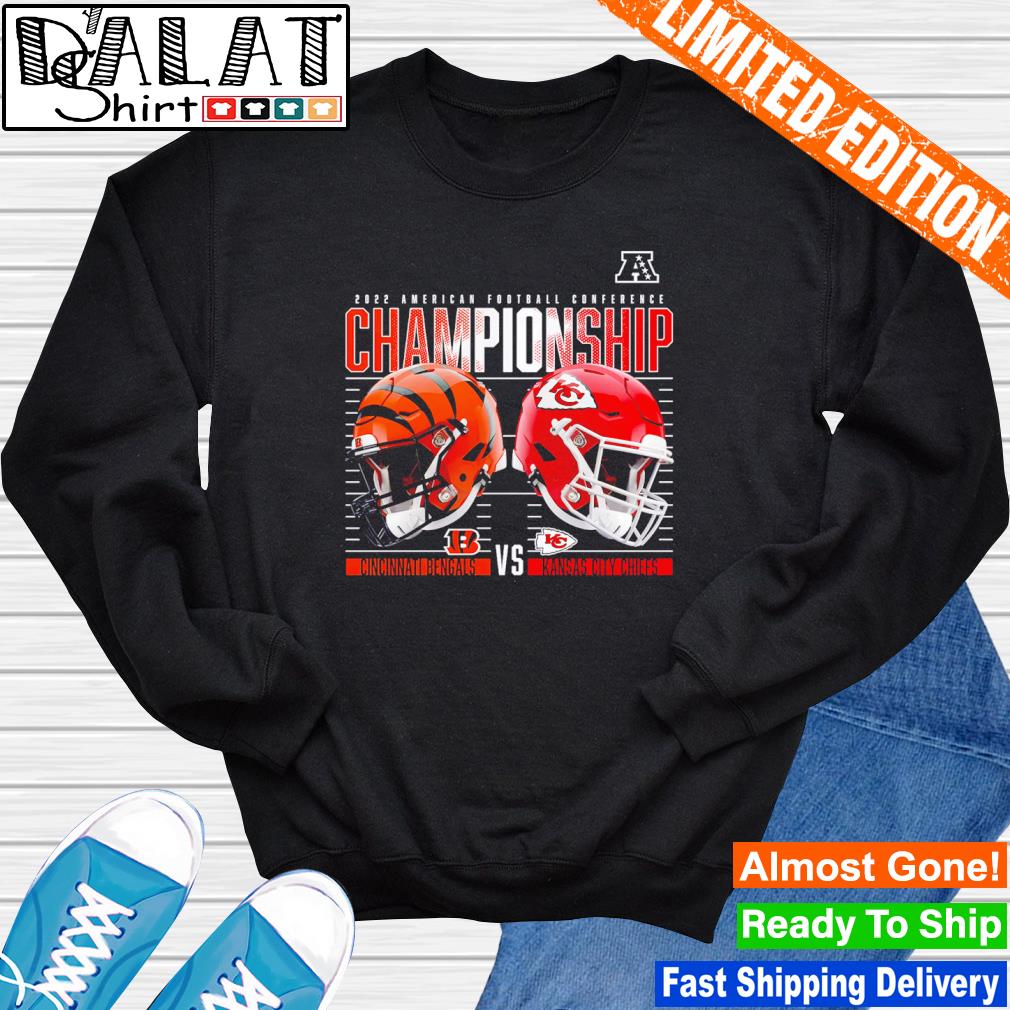 Cincinnati Bengals vs Kansas City Chiefs 2022 AFC Championship High  Definition helmet shirt, hoodie, sweater, long sleeve and tank top