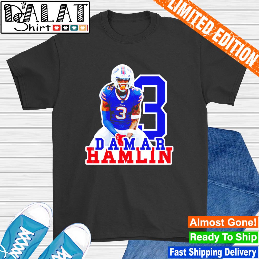 Damar Hamlin love for 3 pray for Damar Hamlin t-shirt, hoodie, sweater,  long sleeve and tank top