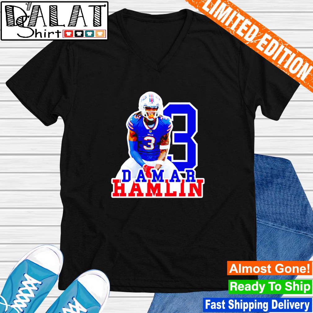 Love For 3 Pray For Damar Hamlin T-Shirt