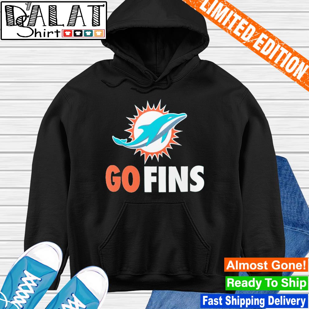 Miami Dolphins Go Fins NFL Authentic Sportswear Shirt - Teespix - Store  Fashion LLC