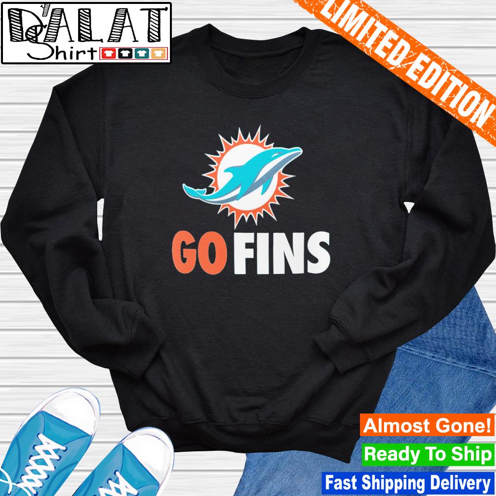 Go Fins Logo Miami Dolphins T-shirt, hoodie, sweater, long sleeve