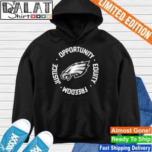 Philadelphia Eagles Nfl Inspire Change Opportunity Equality Freedom Justice  Shirt - Dalatshirt