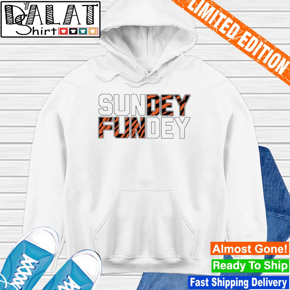 Sundey Fundey Funny Cincinnati Bengals Shirts Gift for Fans - Happy Place  for Music Lovers